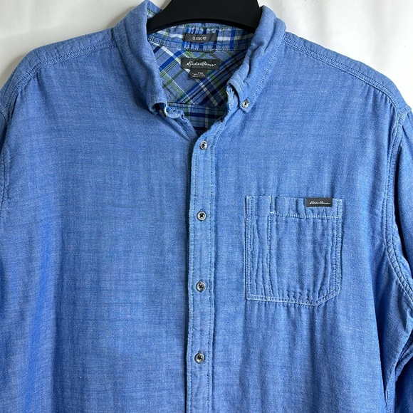 Eddie Bauer Long Sleeve Button Up Shirt Size: TXL - Picture 2 of 10